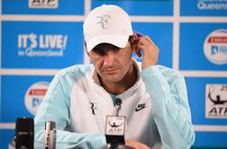 Roger Federer presenečen nad Novakom Đokovićem