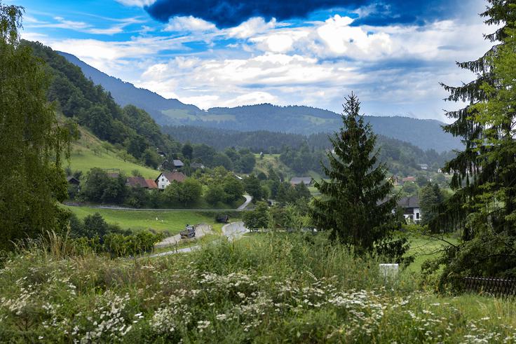 "Imamo krasen razgled," pokažejo z navdušenjem. | Foto: Ana Kovač