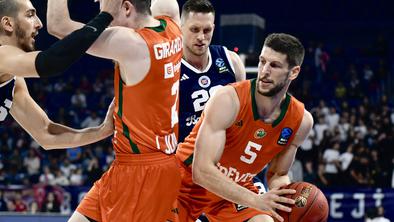 Cedevita Olimpija pri lanskem krvniku doživela prvi evropski poraz sezone