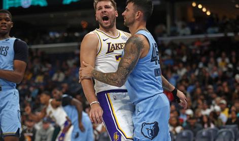 V živo: Luka Dončić navdušuje v Memphisu, izjemen preobrat Lakersov!