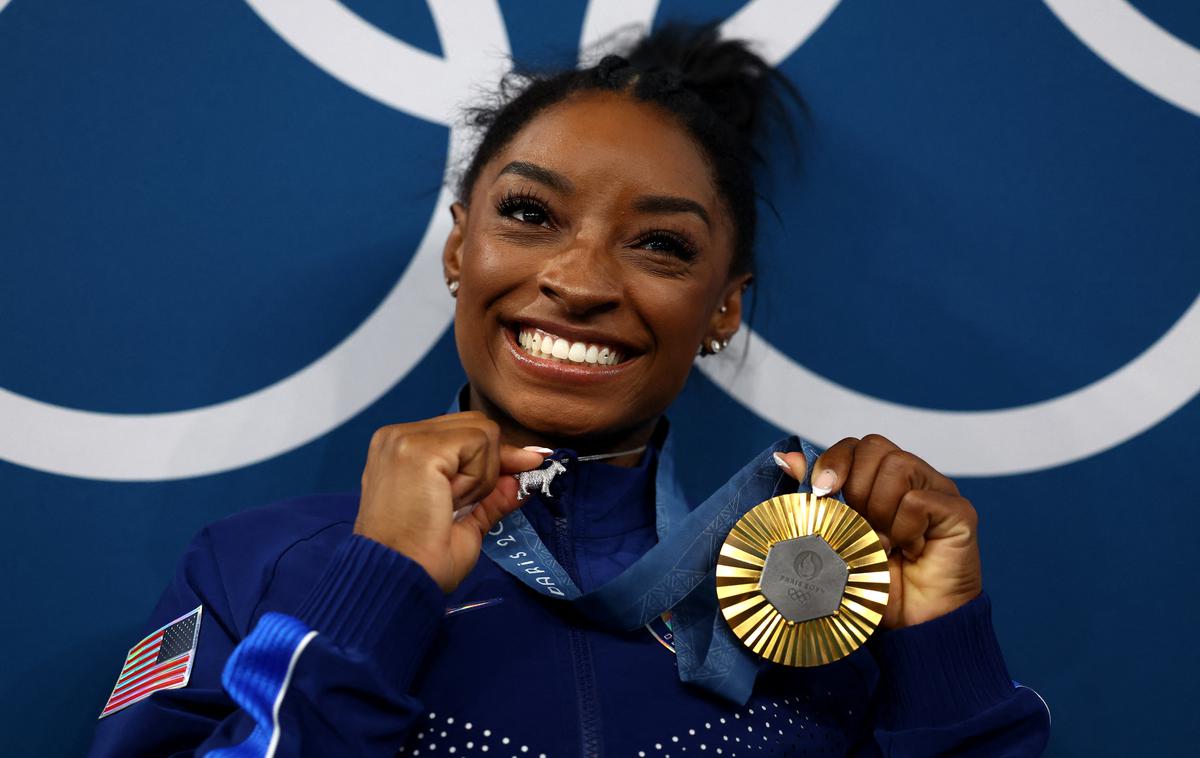Simone Biles | Simone Biles se je vrnila na olimpijski prestol. | Foto Reuters