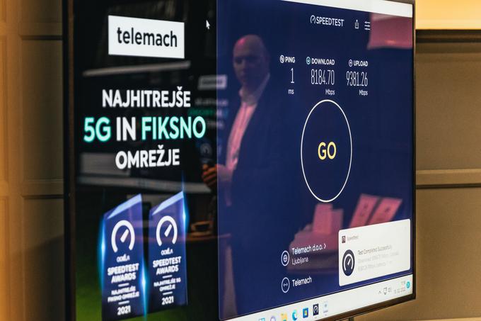 Na podlagi meritev uporabnikov s pomočjo aplikacije Ookla Speedtest® je uradno potrjeno, da sta Telemachovo omrežje 5G in fiksno omrežje najhitrejši v državi. | Foto: 