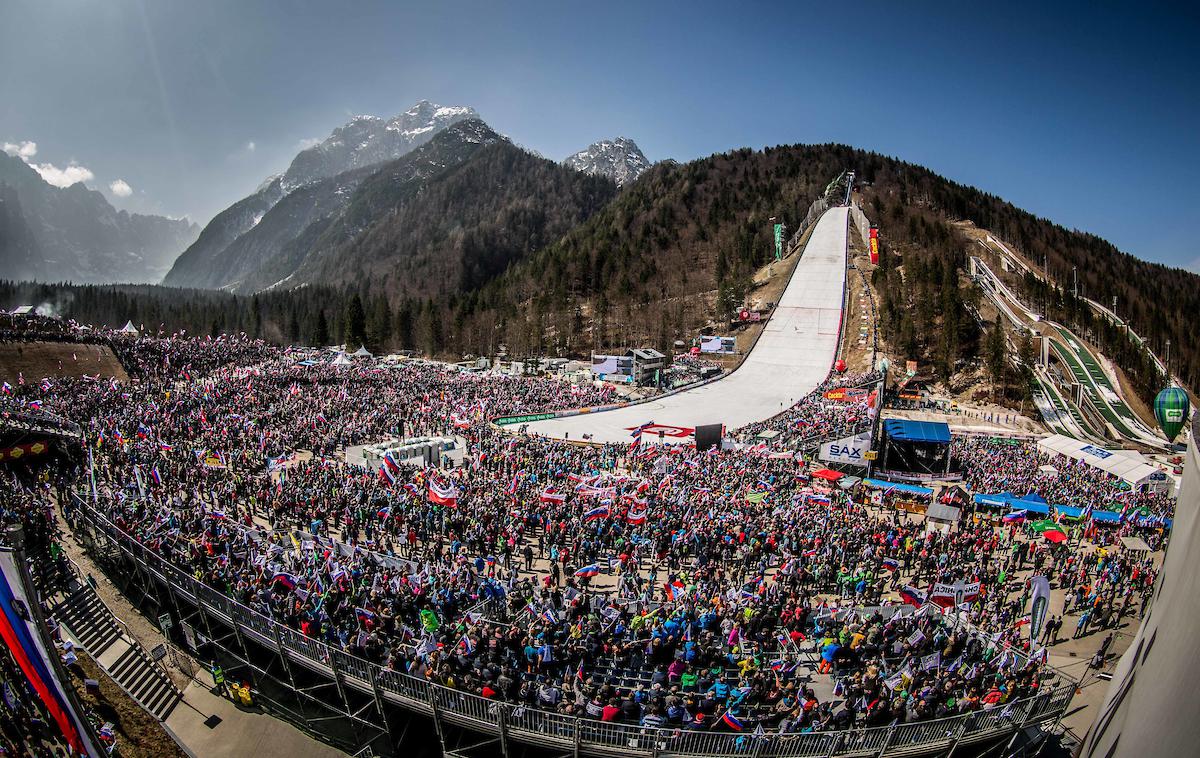 Planica | Planica bo letos gostila svetovno prvenstvo, a je vprašljivo, če bodo lahko bili na dogodku prisotni tudi gledalci. | Foto Vid Ponikvar