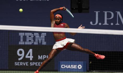 Coco Gauff se je zabavala in uvrstila v osmino finala
