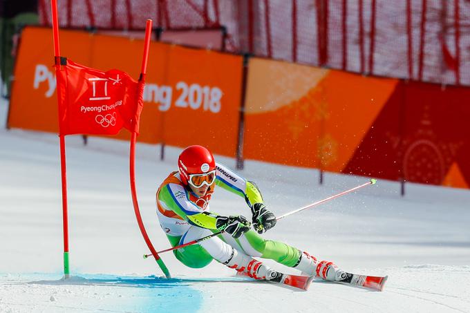 Žan Kranjec je bil na olimpijskem slalomu četrti. Kako visoko se lahko povzpne na domači progi? | Foto: Stanko Gruden, STA