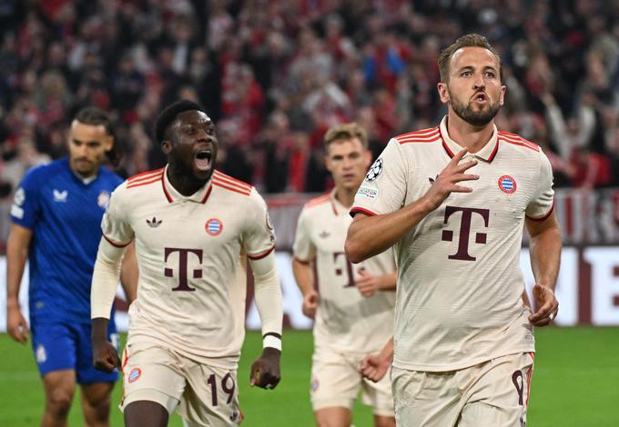 Bayern je v izjemni strelski formi. Anglež Harry Kane, ki še čaka na prvo klubsko lovoriko v karieri, je prvi strelec bundeslige. | Foto: Reuters