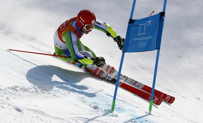Žan Kranjec je bil pred štirimi leti na olimpijskih igrah četrti v veleslalomu. | Foto: Reuters