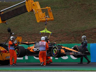 Odstop Oscarja Piastrija, prekinjen šprint dobil Lando Norris