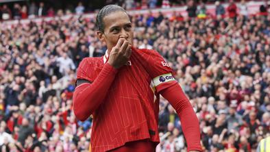 Virgil Van Dijk podaljšal pogodbo z Liverpoolom: To je občutek pononsa, občutek veselja