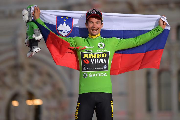 Primož Roglič prihaja na Otok kot zmagovalec Vuelte. | Foto: Getty Images