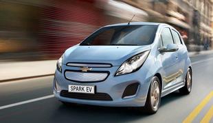 Chevrolet spark EV – električni malček s 542 njutonmetri navora