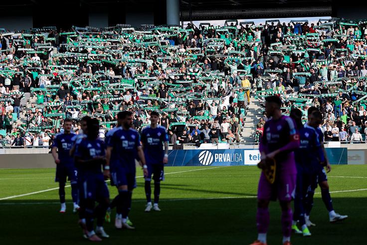 Mariborčani so v Ljubljani nadaljevali niz neporaženosti v letu 2026. | Foto: Aleš Fevžer