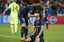 David Luiz in Cavani se nočeta vrniti v Pariz
