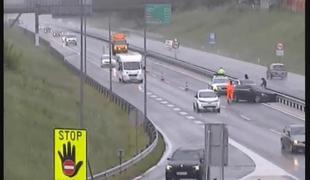 Previdno: na slovenskih cestah več prometnih nesreč