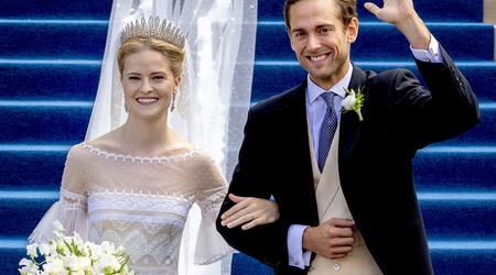 Razkošna poroka lihtenštajnske princese z venezuelskim bankirjem