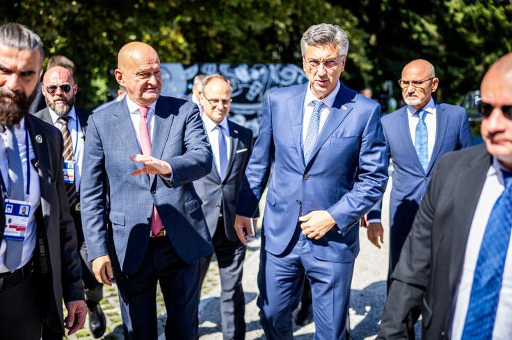 Hrvaški premier Andrej Plenković | Foto: STA
