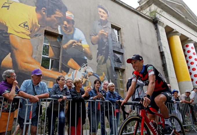Kot Avstralca ga najbolj zanima, kaj bo bo pokazal avstralski kolesar Richie Porte, zmagovalec Dirke po Švici. | Foto: Reuters