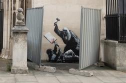 Banksy je britanske davkoplačevalce stal že skoraj 176 tisočakov