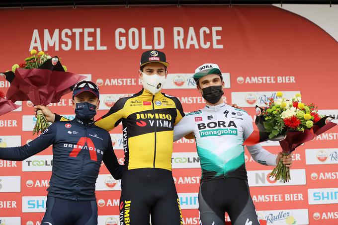 Na dirki Amstel Gold je za las zgrešil zmago, na italijanski klasiki Strade Bianche je presenetil z odličnim petim mestom, na dirki Milano-San Remo pa s petnajstim. | Foto: Guliverimage/Vladimir Fedorenko