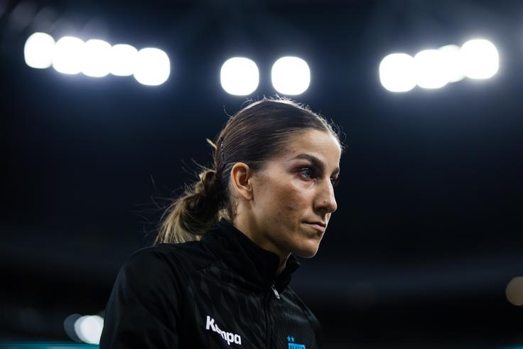 Ana Abina je dosegla šest zadetkov. | Foto: Grega Valančič
