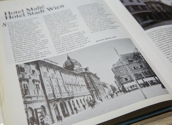 Pogled na hotel Stadt Wien (Malič) v knjigi Ljubljanske metamorfoze avtorice Darinke Kladnik | Foto: Bojan Puhek