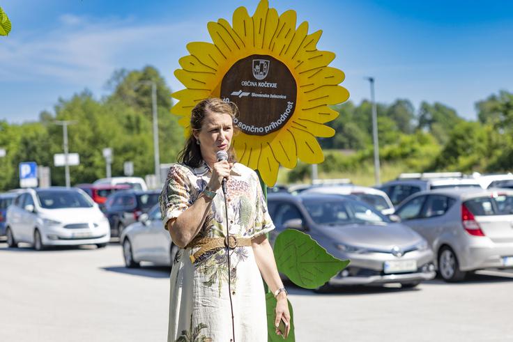 Estera Lah Poljak, vodja marketinga na Slovenskih železnicah | Foto: Ana Kovač