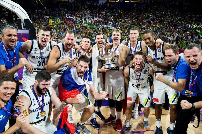 Pokal slovenska reprezentanca eurobasket 2017 | Tako je bilo 17. septembra 2017. Kako bo točno eno leto pozneje? | Foto Vid Ponikvar