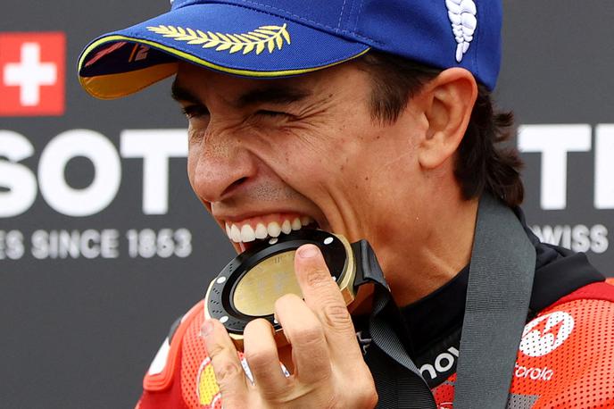 Marc Marquez | Španec Marc Marquez se je razveselil nove zmage. | Foto Reuters