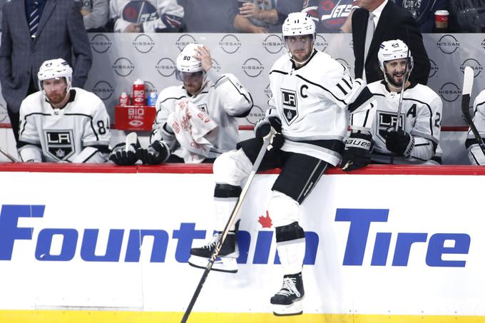 Anže Kopitar in druščina Los Angeles Kings v gosteh še ne poznajo poraza. V četrtek bodo peto gostujočo zmago lovili pri Senatorjih iz Ottawe. | Foto: Reuters