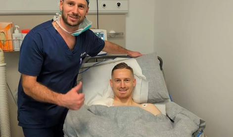 Slovenski reprezentant uspešno prestal operacijo rame