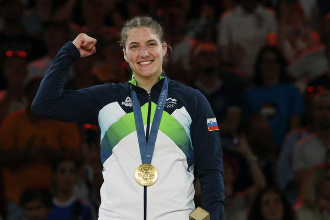Andreja Leški je olimpijska zmagovalka v judu v konkurenci do 63 kg. | Foto: Reuters