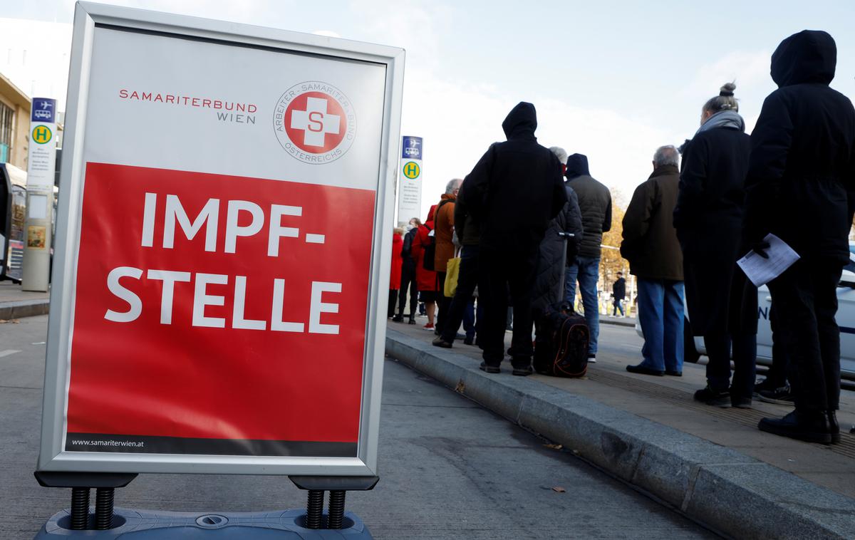 Avstrija cepljenje | Obvezno cepljenje, s katerim želi vlada zajeziti epidemijo, velja za vse, ki so starejši od 18 let. | Foto Reuters