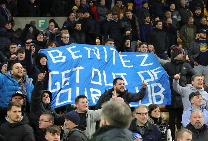 Navijači Evertona niso bili zadovoljni nad njegovim vodenjem kluba. | Foto: Reuters