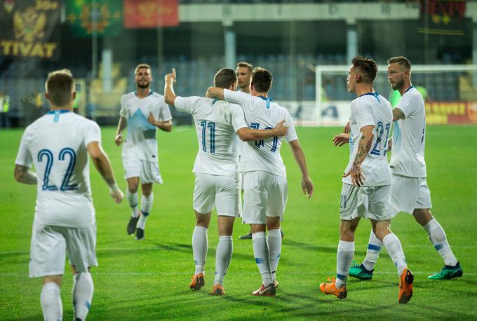 Slovenija Črna gora nogomet | Foto: Vid Ponikvar