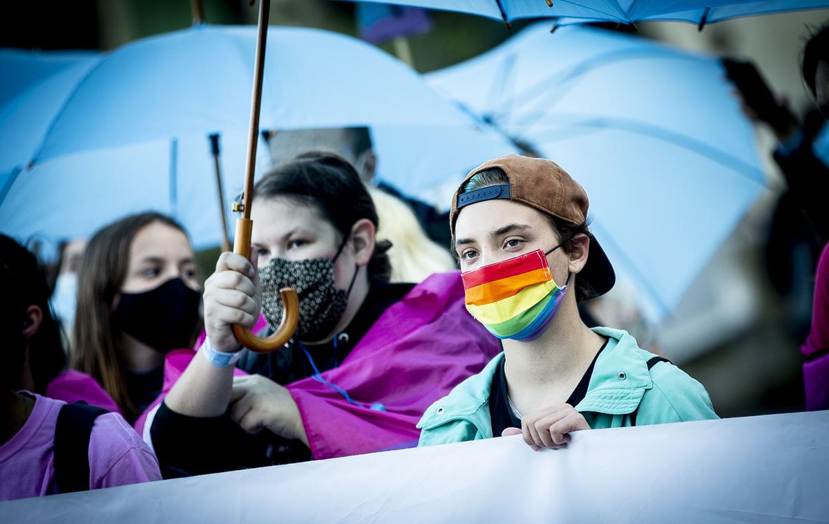 PARADA PONOSA 2020 | Letošnja jubilejna 20. ljubljanska Parada ponosa je potekala nekoliko drugače. | Foto Ana Kovač