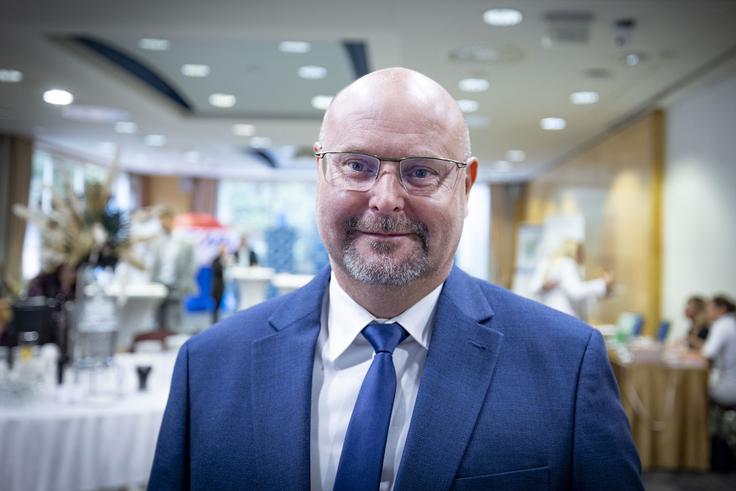 Branko Potočnik, predsednik Zbornice za poslovanje z nepremičninami (ZPN) in direktor podjetja Insa nepremičnine | Foto: Ana Kovač