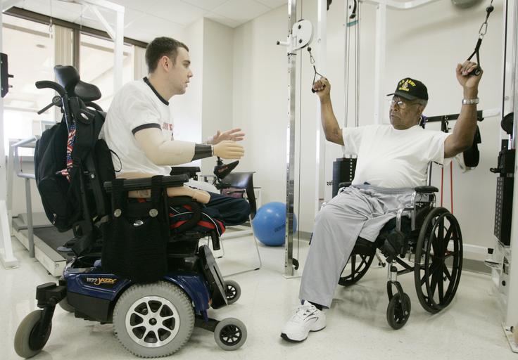 V nacionalnem vojaškem medicinskem centru Walter Reed skrbijo za rehabilitacijo številnih hudo poškodovanih vojakov. | Foto: Reuters