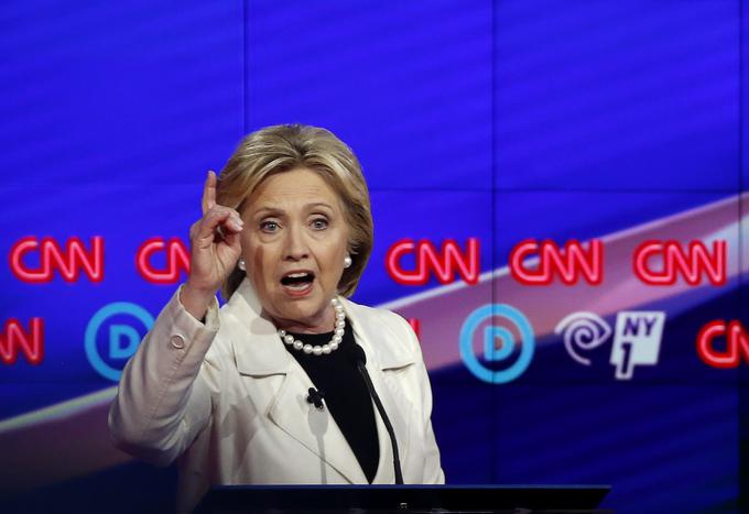 Hillary Clinton je potožila, da jo je Bernard Sanders označil za nekvalificirano, česar do zdaj še ni doživela. | Foto: Reuters