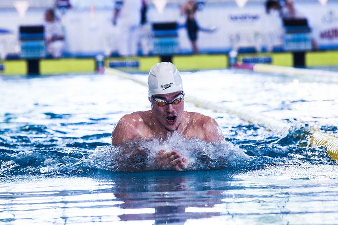 "Vem, da sem na 100 m prsno napovedal boj za osebni rekord, do katerega mi je zmanjkalo manj kot dve desetinki." | Foto: Peter Podobnik/Sportida