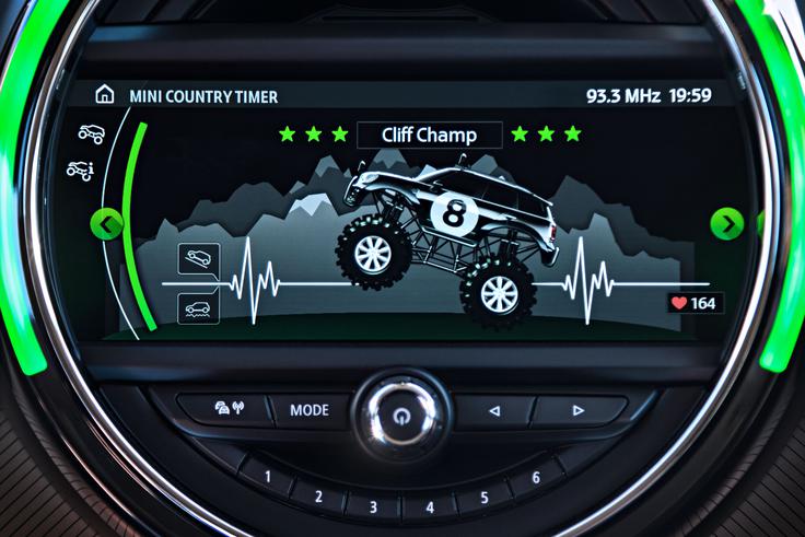 Country timer meri užitek v vožnji po neurejenih poteh.  | Foto: MINI