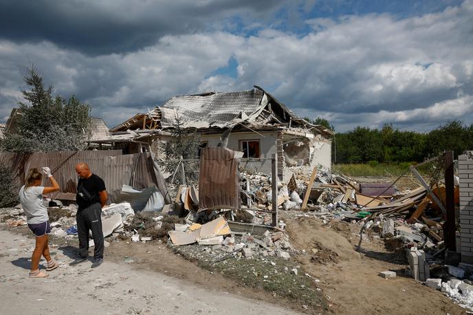 Napad pri Kijevu | Eksplozije so v soboto zvečer odjeknile v središču in vzhodno od Kijeva. | Foto Reuters