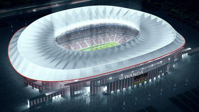 Novi štadion Atletica bo sprejel skoraj 70 tisoč gledalcev. | Foto: Twitter - Voranc