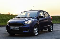 Test: ford ka+ z dostopnim tempomatom in motorjem, ki opeha v vrhniški klanec #foto