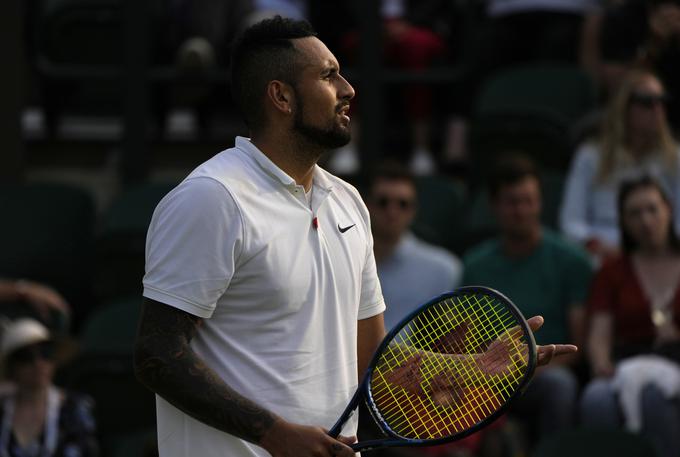 Nick Kyrgios je s seboj pripeljal dekle in najboljšega prijatelja. | Foto: Guliverimage/Vladimir Fedorenko