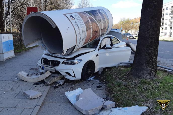 BMW M2 nesreča | Foto Feuerwehr München