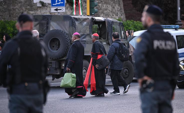 Številni policisti skrbijo za varnost. | Foto: Guliverimage