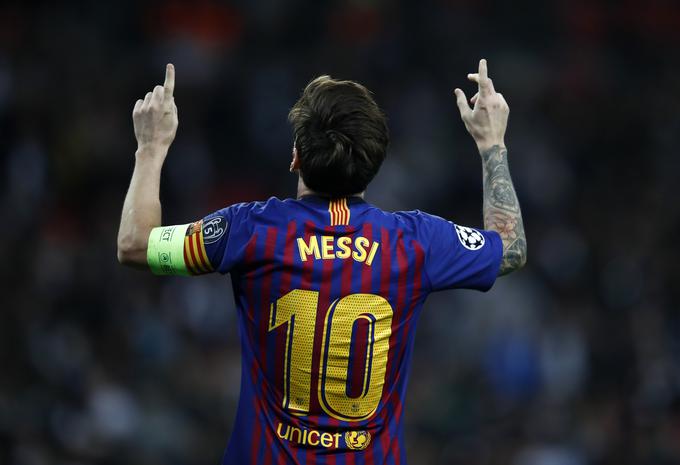 Messi je s 103 zadetki drugi najboljši strelec lige prvakov vseh časov. Več jih je dosegel le Cristiano Ronaldo (120). | Foto: Getty Images