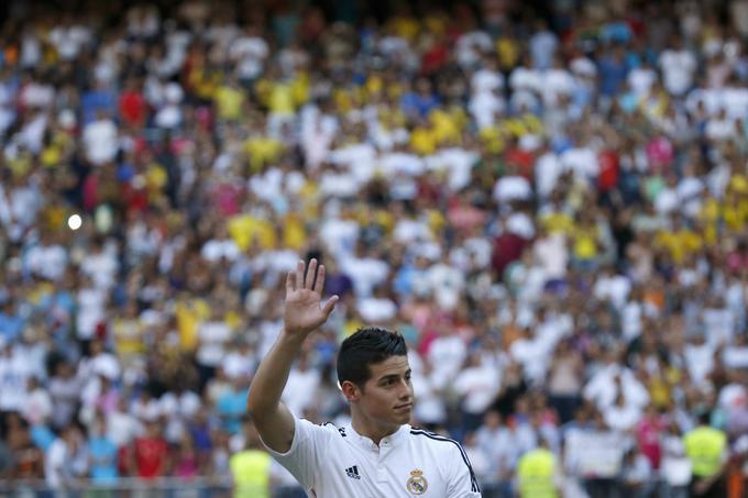 Od Jamesa Rodrigueza so si ob predstavitvi pred tremi leti v Madridu obetali zelo veliko. | Foto: Reuters