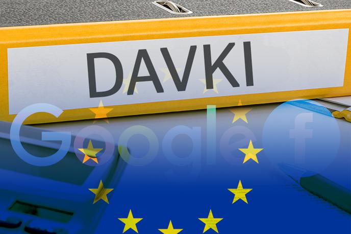 Davek. Google. Facebook. Evropska unija. Korporacija. | Foto Getty Images