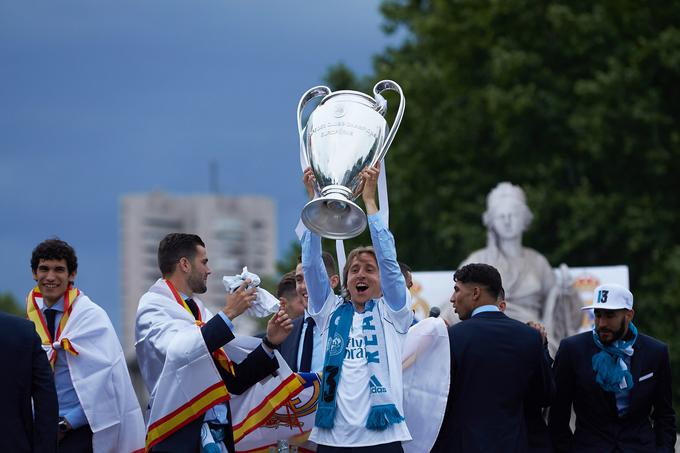 Modrić je z Realom osvojil 14 naslovov, od tega štiri (tri zaporedne) v ligi prvakov. | Foto: Getty Images